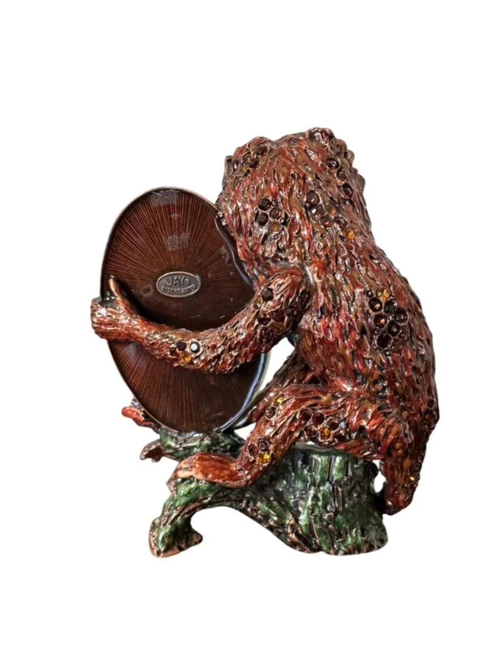 RARE JAY STRONGWATER JEWELLED MONKEY PICTURE FRAME